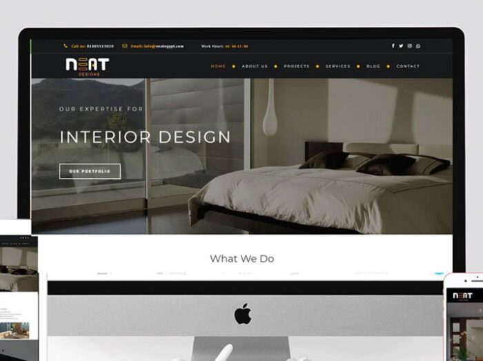 تصميم موقع ديكور