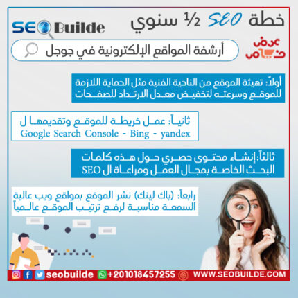 خطة SEO ½ سنوي