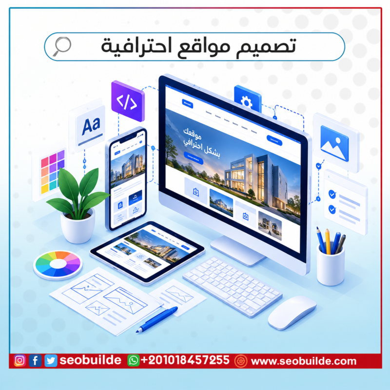 تصميم مواقع احترافية بأسلوب عصري